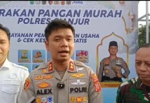 Polres Cianjur Gelar Gerakan Pangan Murah