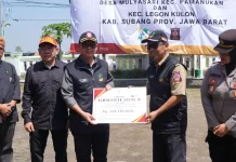 Wabup Kukuhkan Kampung Siaga Bencana Desa Mulyasari Legonkulon