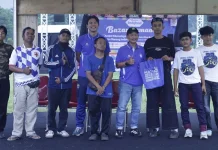Dua Legenda Persib Jupe dan Djanur Ramaikan Bazar Ramadan di Subang