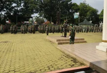 Dandim 0605/Subang Ratusan Personil yang Cuti Lebaran