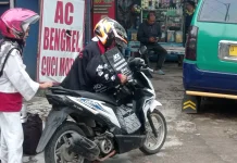 Ribuan Pemudik Sepeda Motor Padati Jalur Nasional menuju Priangan Jabar