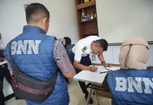 BNN Provinsi Jabar Sidak Petugas KAI Angkutan Lebaran