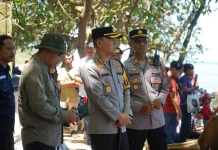 Jamin Keamanan Wisatawan, Polres Tasikmalaya Siagakan Pos Pam Pantai Cipatujah