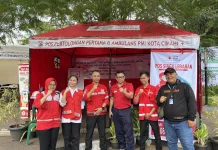 PMI Cimahi Siagakan Layanan Kesehatan dan Ambulans di Pos Mudik