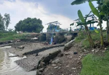 Bendungan Kali Cibuaya Rusak Parah Puluhan Tahun, Tidak Diperhatikan Pemerintah