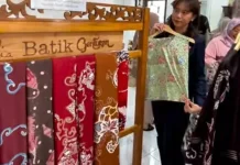 Uniknya  Dahlia Batik Genturan Khas Cianjur