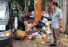 Sempat Menggunung, Sampah di Martadinata Tasikmalaya Gercep dibersihkan DLH