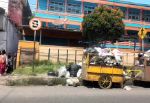 Sejumlah Titik di Jalan Martadinata Tasikmalaya, Kembali dipenuhi Sampah