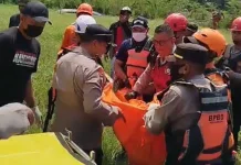 Tim Gabungan Temukan jenazah Terseret Arus