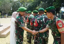 Pesan Dandim 0605/Subang Kepada Jajarannya, dalam Acara Halal Bihalal