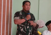 Danramil Ciranjang Tekan Penularan Campak