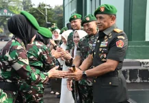 Moment Halal Bihalal, Dankodiklatad Serukan Disiplin dan Loyalitas