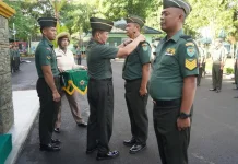 Kenaikan Pangkat Korem 062/Tn, Danrem Tekankan Disiplin dan Loyalitas