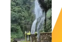 Pesona Eksotis Curug Cibadak Garut