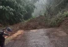 Sempat Tertutup Longsor Jalan Pamulihan-Pakenjeng Kembali Normal