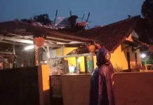 Sebelas Rumah di Jalancagak Atapnya Hancur Diterjang Angin Puting Beliung