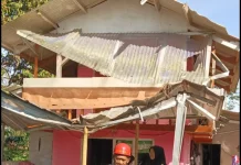Puluhan Rumah di Desa Bunihayu Jalancagak  Porak-poranda