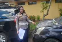 Mobil Tabrak Pedagang, Kanit Gakum : 1 MD 3 Luka