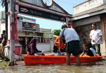 Banjir di Derwati Tiga Hari Tak Surut, Aktivitas Warga Terganggu
