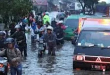 Cuaca Ekstrim,Tujuh Kecamatan Kabupaten Bandung Terendam Air