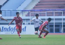 Persib U20 Telan Kekalahan Tipis 0-1 dari Persis Solo U20