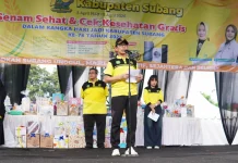 Rangkaian Hari Jadi Subang Digelar Pelayanan Kesehatan Gratis
