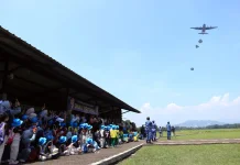 TNI Sahabat Anak, Ribuan Siswa PAUD Kunjungi Lanud Sulaiman