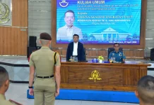 Kuliah Umum di AAL, Prof. Achmad Tjachja: Perwira TNI AL Harus Berkarakter Kuat