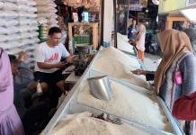 Pasokan Melimpah, Harga Beras di Pasar Cikurubuk Kota Tasikmalaya Turun