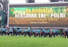 Sinergi TNI-Polri Jabar Diperkuat lewat Olahraga Bersama