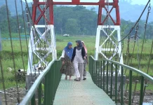 Kehadiran Jembatan Gantung Garuda Menjadi Iconic Warga Cijambe