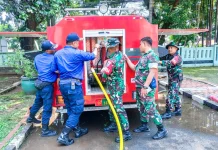 Tagana Sambut Baik Keberadaan Kendaraan Damkar di Kodim Subang