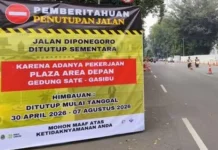 Jalan Diponegoro Bandung Tetap Dibuka, Penataan Gedung Sate Berjalan