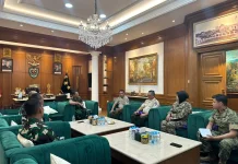 Mayjen Kosasih Audiensi dengan Menwa Mahawarman, Dukung HUT ke-67