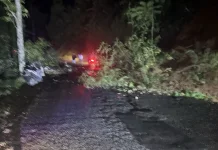 Akses Jalan Pakenjeng-Bungbulang Garut Tertutup Longsor