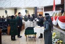 Wabup Subang Ajak "Ngabret" di Pelantikan PAW Anggota DPRD Subang
