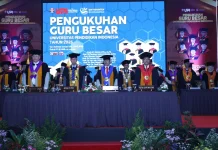 UPI Kukuhkan 14 Guru Besar, Perkuat Daya Saing Akademik