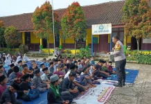 Cegah Perundungan sejak Dini, Polsek Sagalaherang Gelar Sosialisasi dan Edukasi