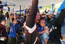Persib Menang dari Persija, Nobar di Polrestabes Berlangsung Meriah