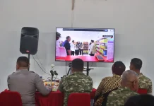 Dandim Subang Hadiri Launching 1.061 KDKMP secara Virtual