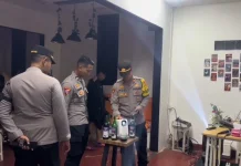 Pesta Miras di Sebuah Kafe Kawasan Cipedes Tasikmalaya Dibubarkan Polisi