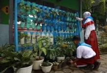Hijaukan Sekolah, SMPN 1 Cipatat Targetkan Adiwiyata Nasional