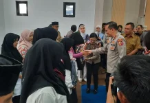 Bakti Sosial Serdik Sespimma Polri di Polres Tasikmalaya bantu Yatim dan Lansia