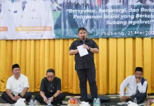 Bupati Subang Hadiri Tasyakur abi Nikmah yang Digelar SDM PKH