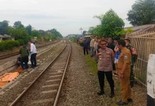 Dua Perempuan Tewas Tertemper KA Fider di Perlintasan Baros Cimahi