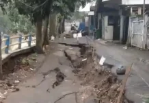 Akses Jalan Amblas, Warga Minta Jalan Hantap Raya Bandung Segera Diperbaiki