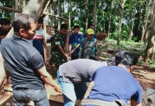 Dandim Subang Serahkan 3 Ekor Sapi Kurban untuk Warga Disekitar YONIF TP