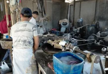 Pasca Iduladha, Penggilingan Daging di Pasar Cikurubuk Dipadati Warga