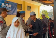 Jumat Berkah Serentak, Polresta Bandung Santuni 1.000 Anak Yatim di 20 Polsek