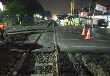 Jaga Pelayanan Prima, KAI Lakukan Perbaikan Geometri Lintasan